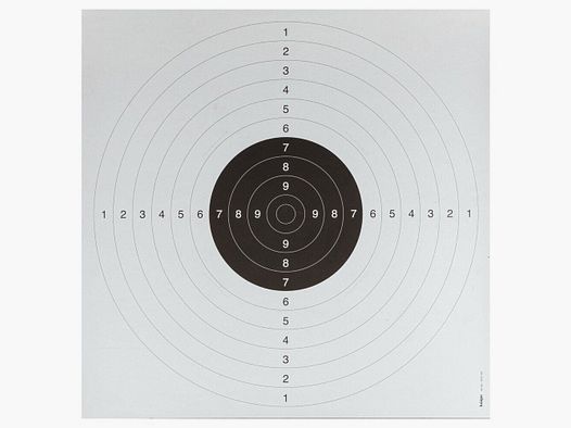 100 tarcz strzeleckich 53 x 53 cm C50 białych