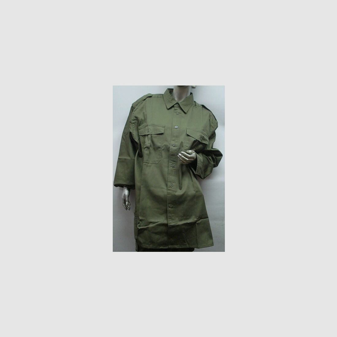 Werthe Safari 1/1-arm, maat L 2 borstzakken met knoop