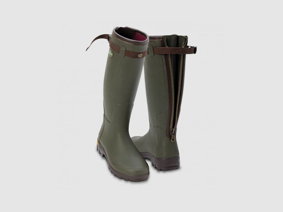 Natuurrubberlaarzen Arxus Primo Nord Zip Maat 38