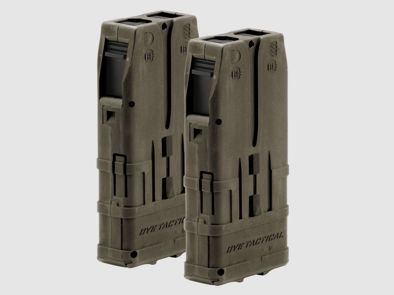 Magazine 10 Schuss Dye Tactical DARK EARTH (Packung mit 2)