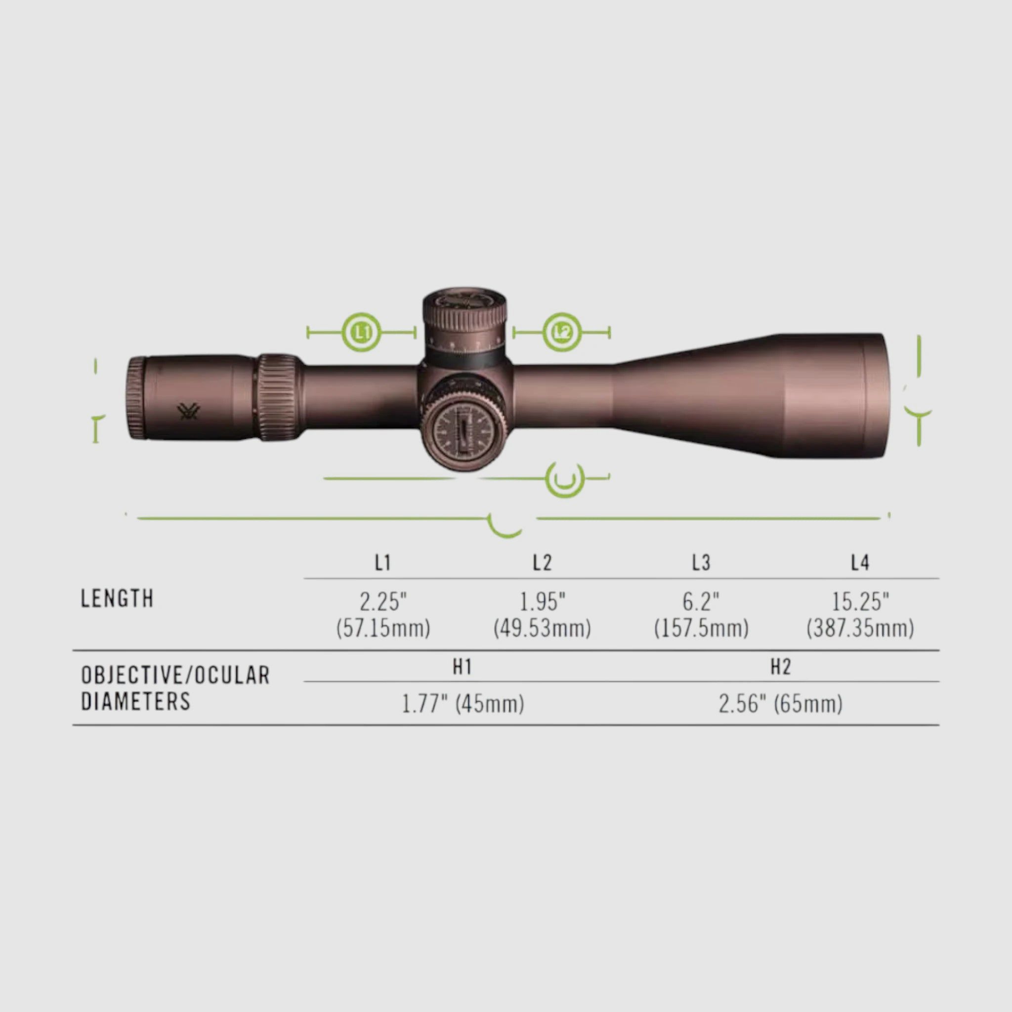 Vortex Razor HD Gen III 6-36x56 FFP MRAD