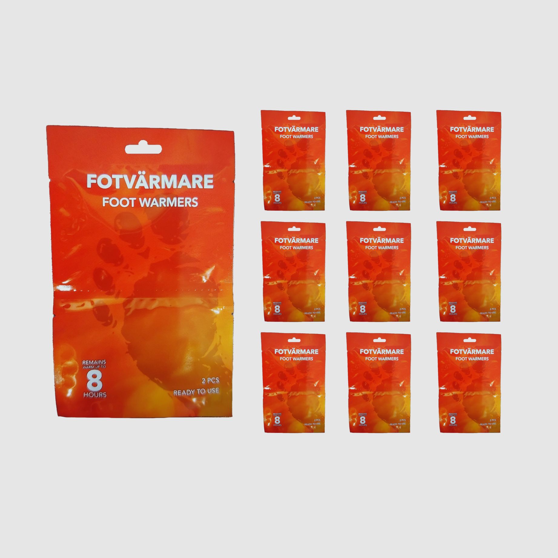 Fußwärmer, 10 Paare