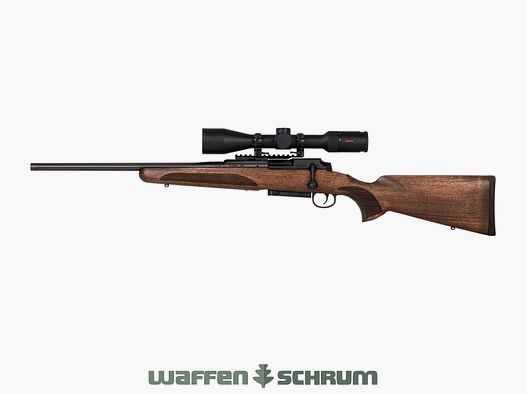 Mauser M25 Pure Komplettangebot Links / Mauser 25 Pure Set inkl. Zielfernrohr mit abnehmbarer Montage, optional Schalldämpfer
