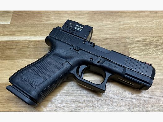 Glock 19 Gen. 5 MOS inkl. Aimpoint ACRO C-2 und L2D SD Visierung Kaliber 9mm Luger