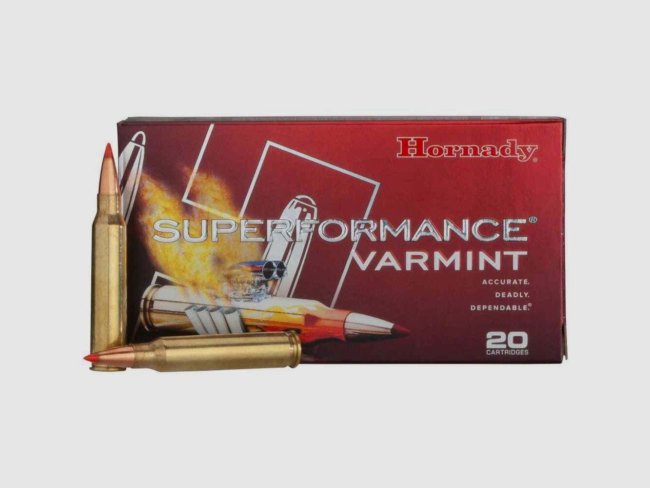 .223 Remington V-Max 3.4g/53grs. Hornady