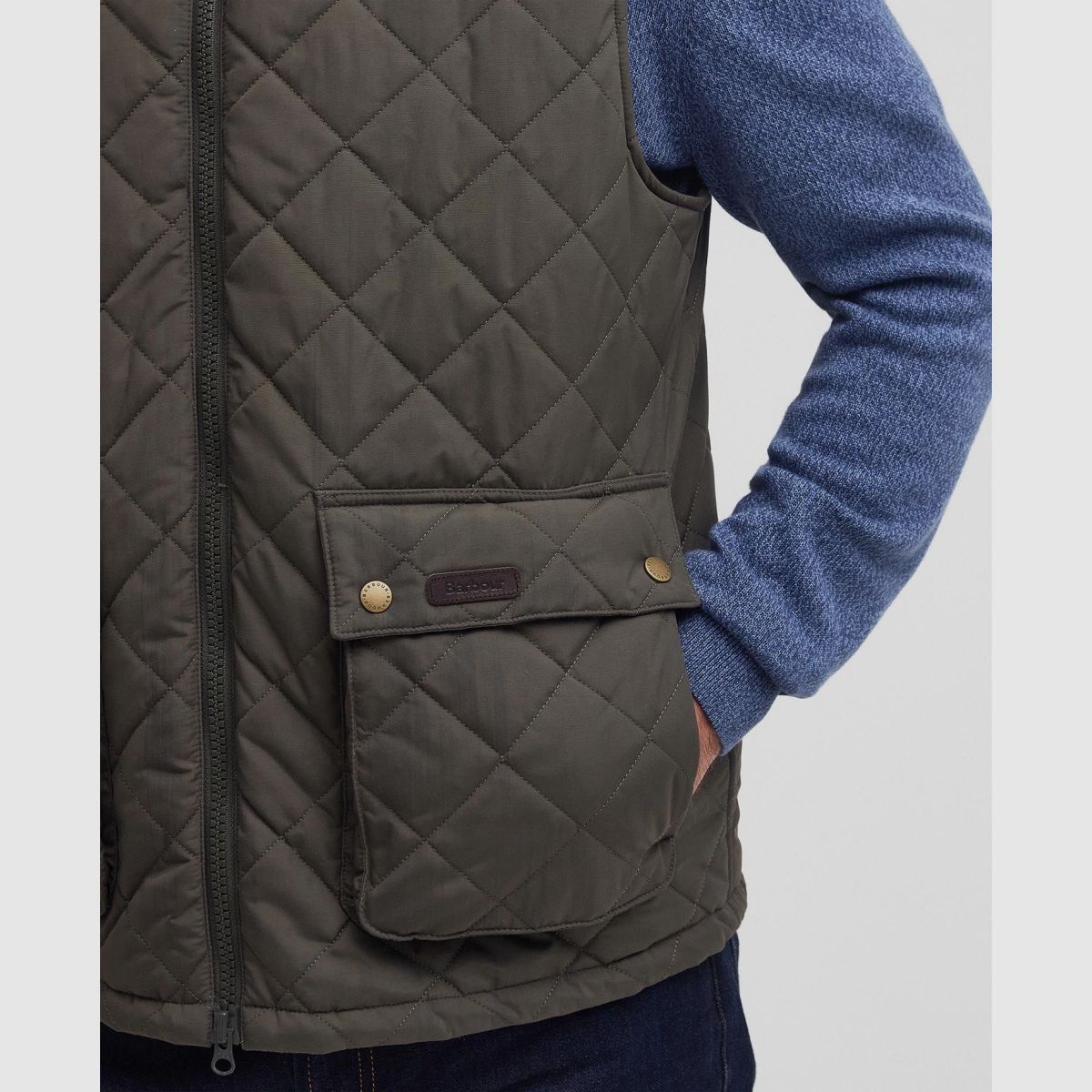 BARBOUR Weste Fernwood Dark Olive