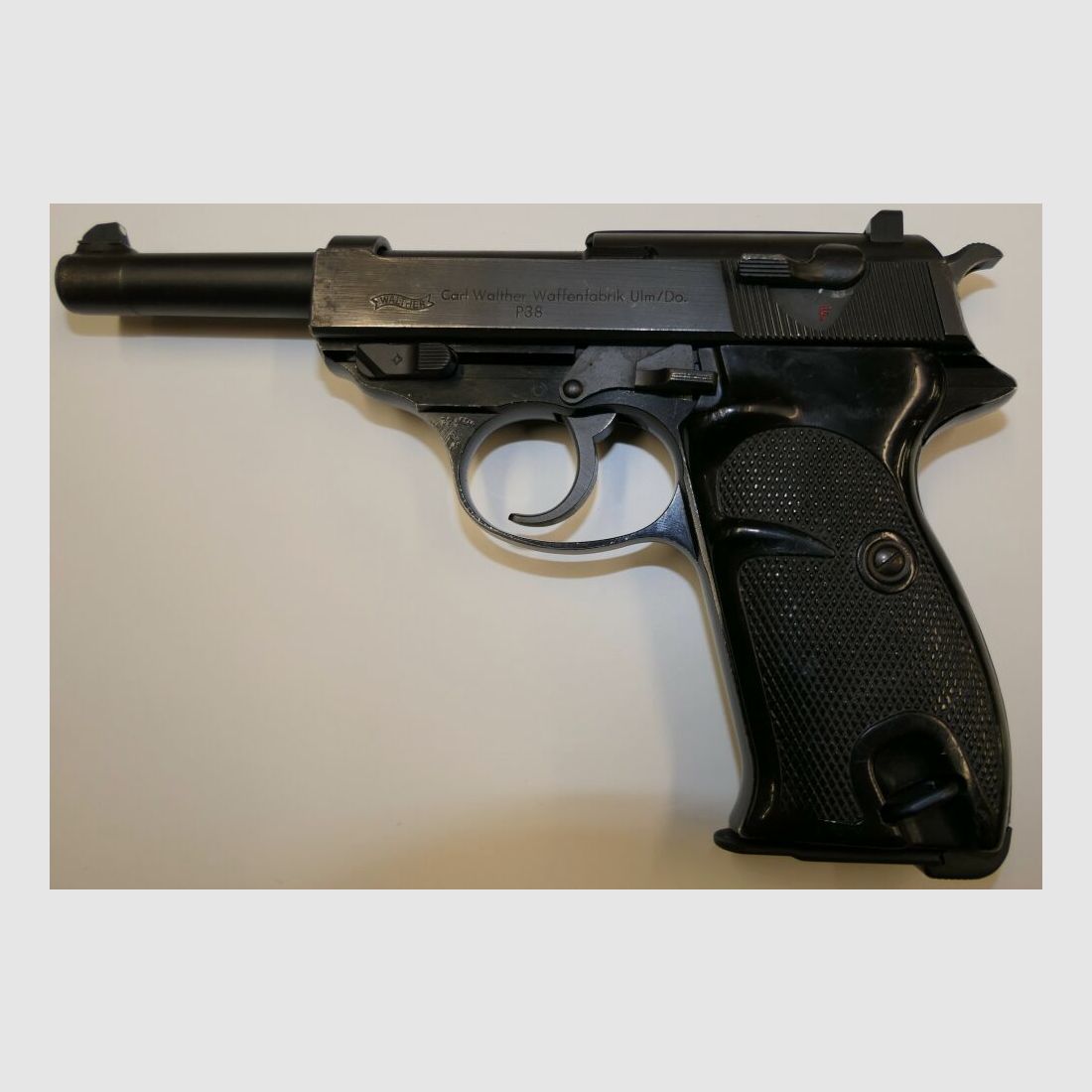 Walther Arms Factory Ulm Danube Pistol Walther P38 in caliber 9mm Para incl. accessories