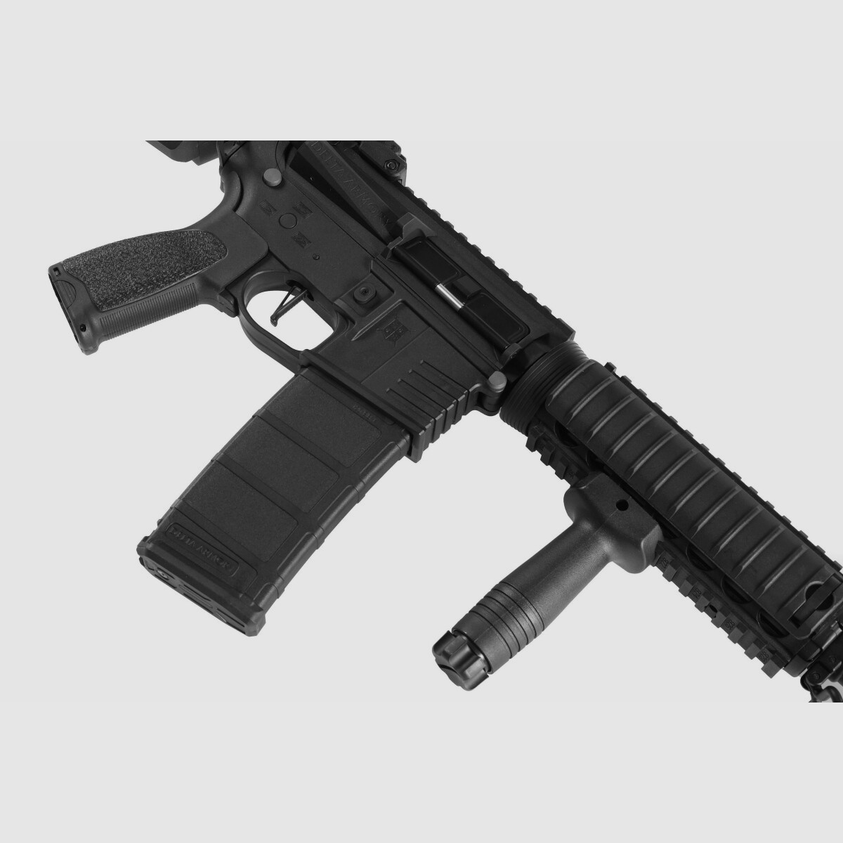 AR15 CQB-R CHARLIE Czarny S-AEG Softair Karabin Wolny od 18 Lat | Delta Armory