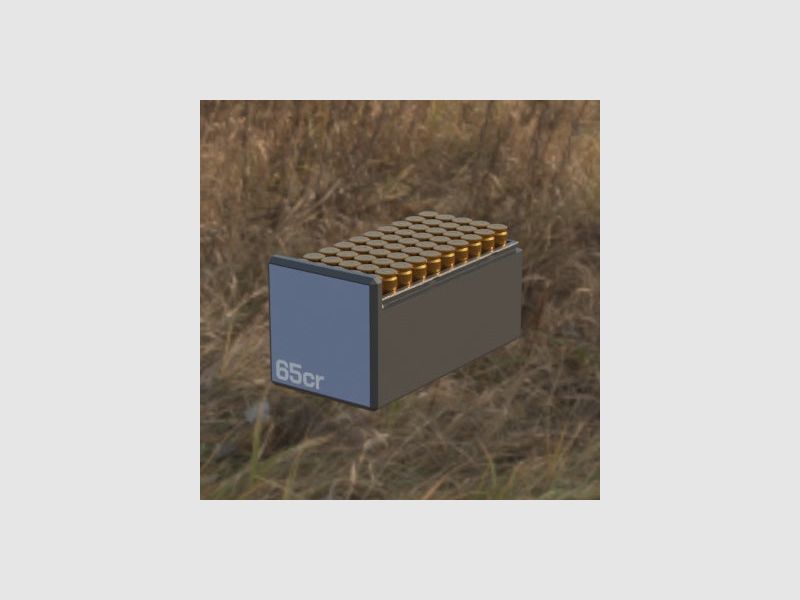 Filamelt Munitionsbox / 6.5 Creedmoor / ‘Schiebedeckel’ / Patronenbox, Ammo Box
