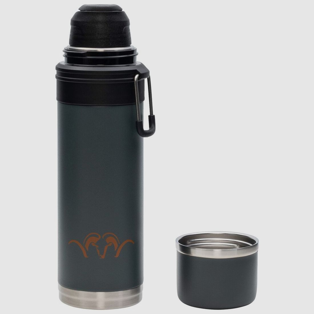 Blaser Thermosflasche mit Argali Logo 650 ml anthrazit