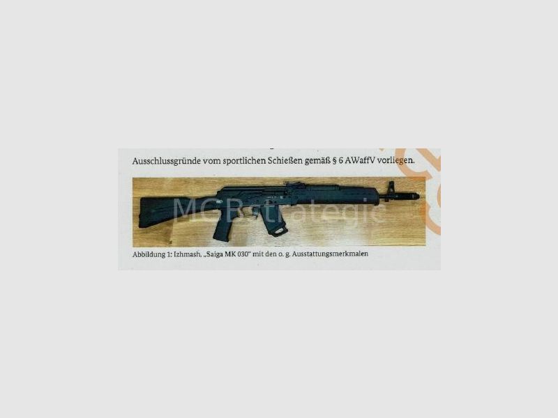 Izhmash Saiga MK 105 - halbautom. Büchse 5,45x39 zivile AK74M - 415mm Lauflänge - Klappschaft - zivile Version - System AK74 AK47