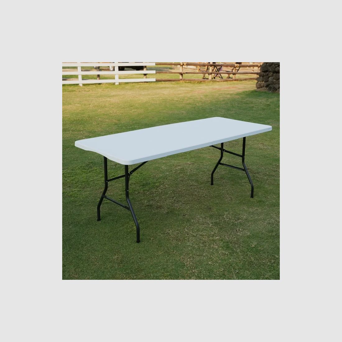 NC1618 Camping table Nils Camp in white
