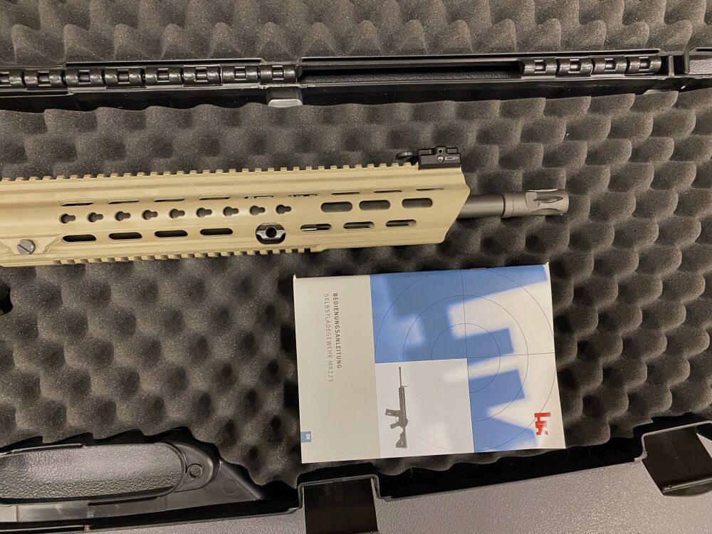 Heckler & Koch MR223 A3 16,5" langer Handschutz RAL8000