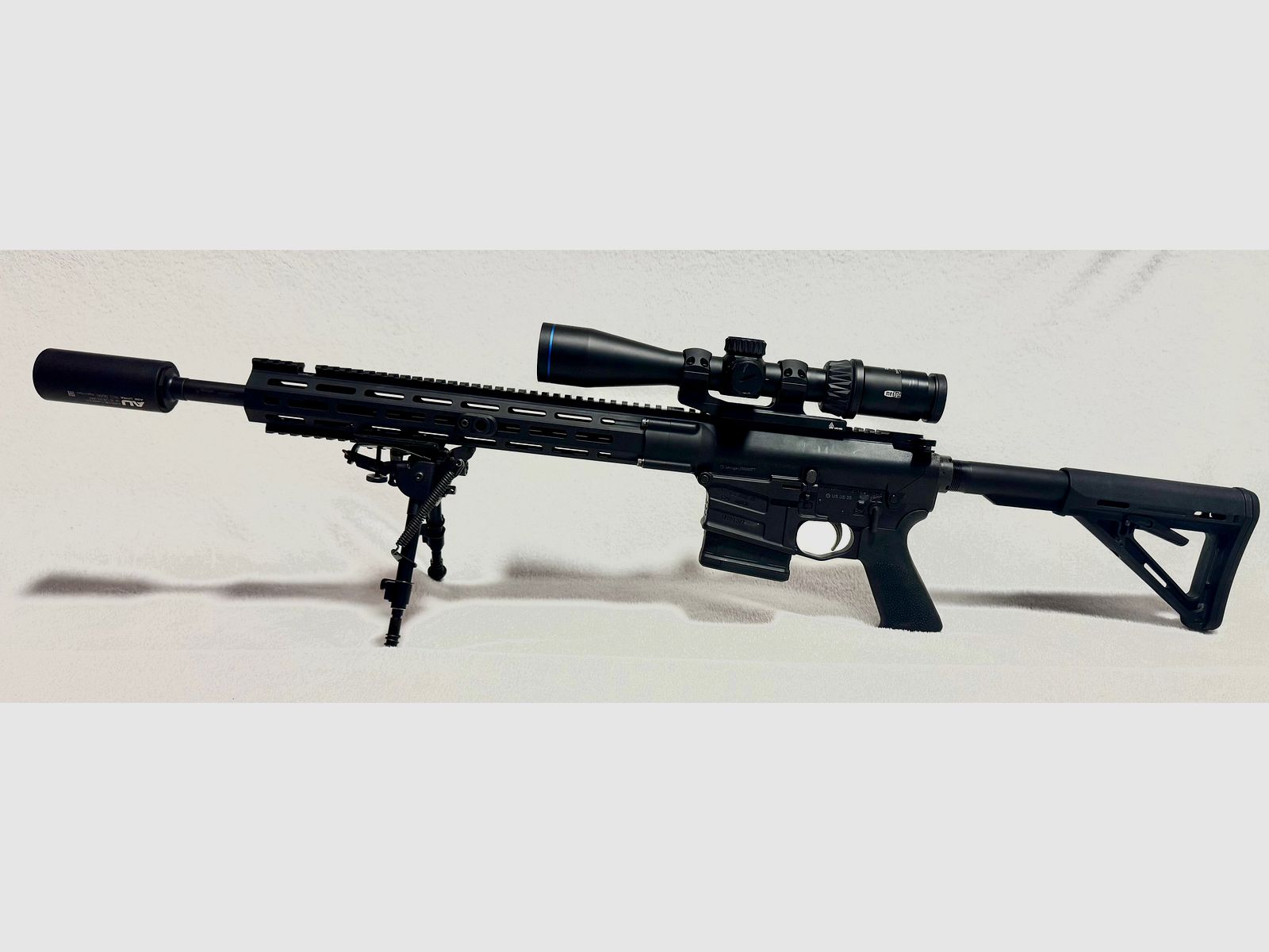 AR-10 Savage MSR-10 Hunter .308 18‘‘ ASE Utra SL5I Schaldämpfer
