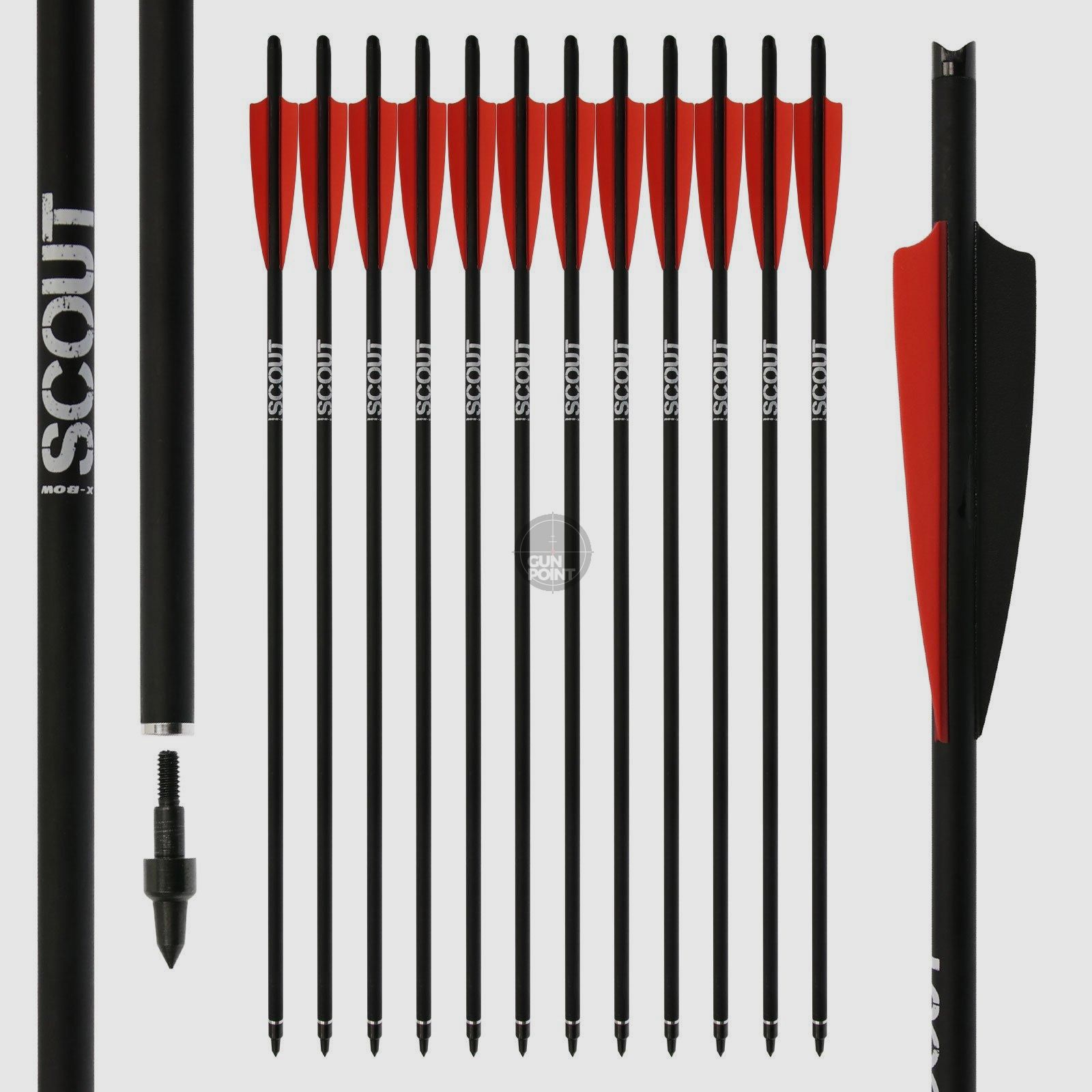 [Vorteilspack] Armbrustbolzen | X-BOW FMA Scout - 16-22 Zoll - Hybridbolzen