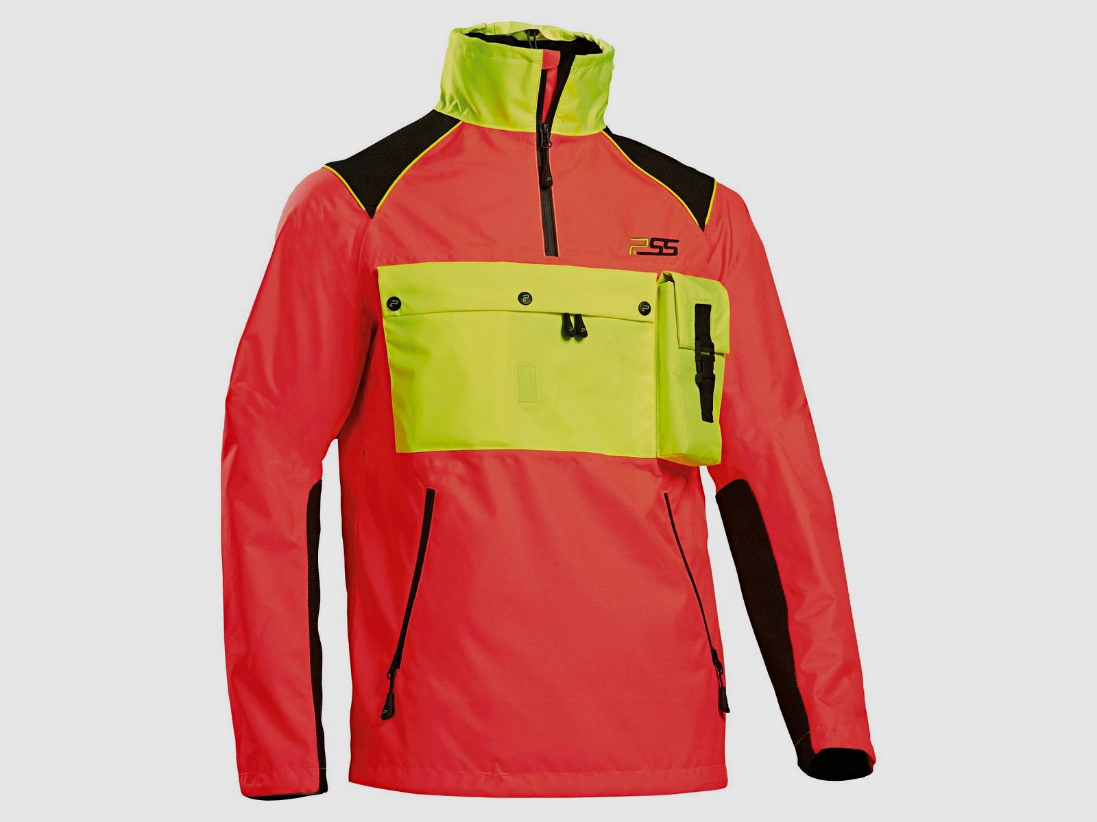 X-treme Hybrid Schlupfjacke Herren (Neonrot/Gelb)