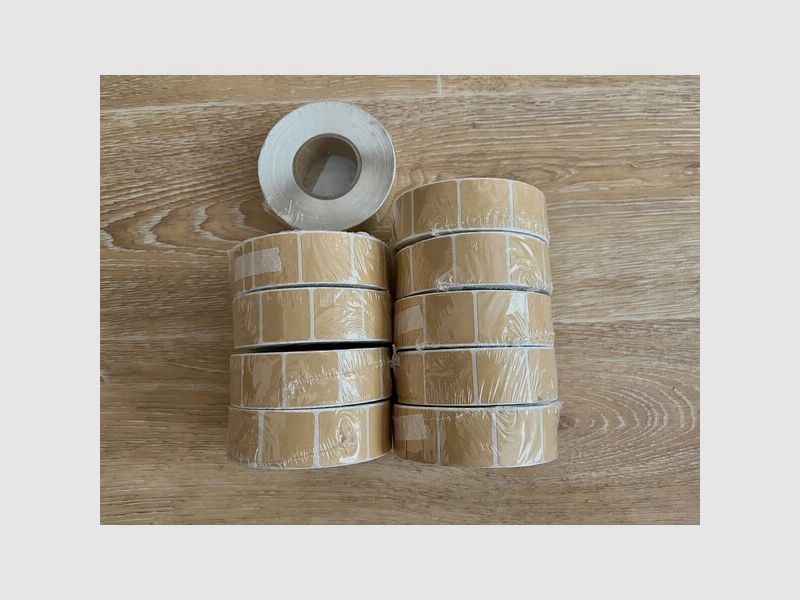 Schusspflaster - 10.000 Stück - geeignet für IPSC - 25 x 25mm - Braun / Beige