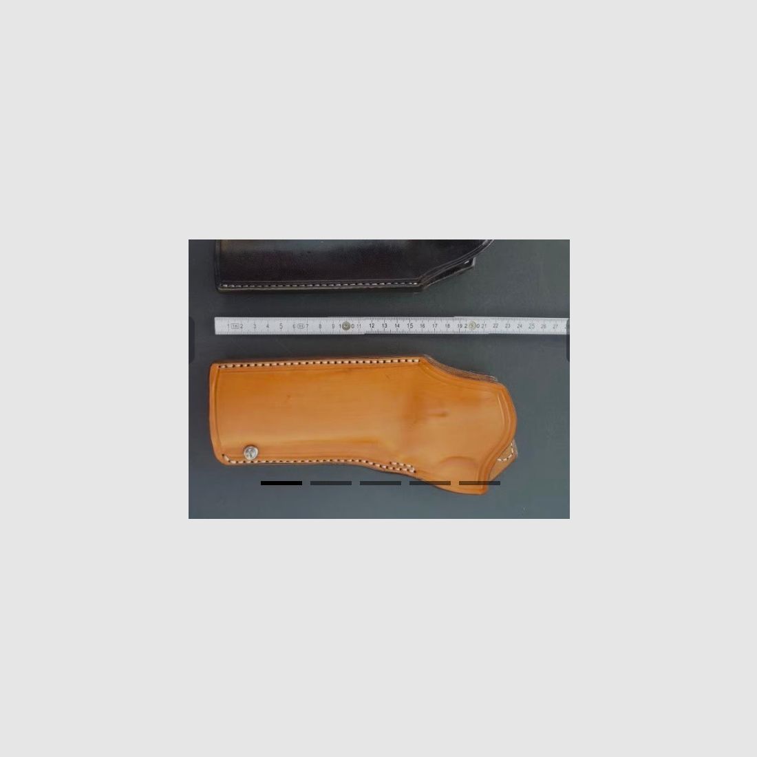 HKDesign Holster Art. Nr. 005d ,Schnellziehholster mit Teflon Kornschiene und Einstellschraube für:   S&W 686   6" mit Appel Laufgewicht  -  für Linkshänder