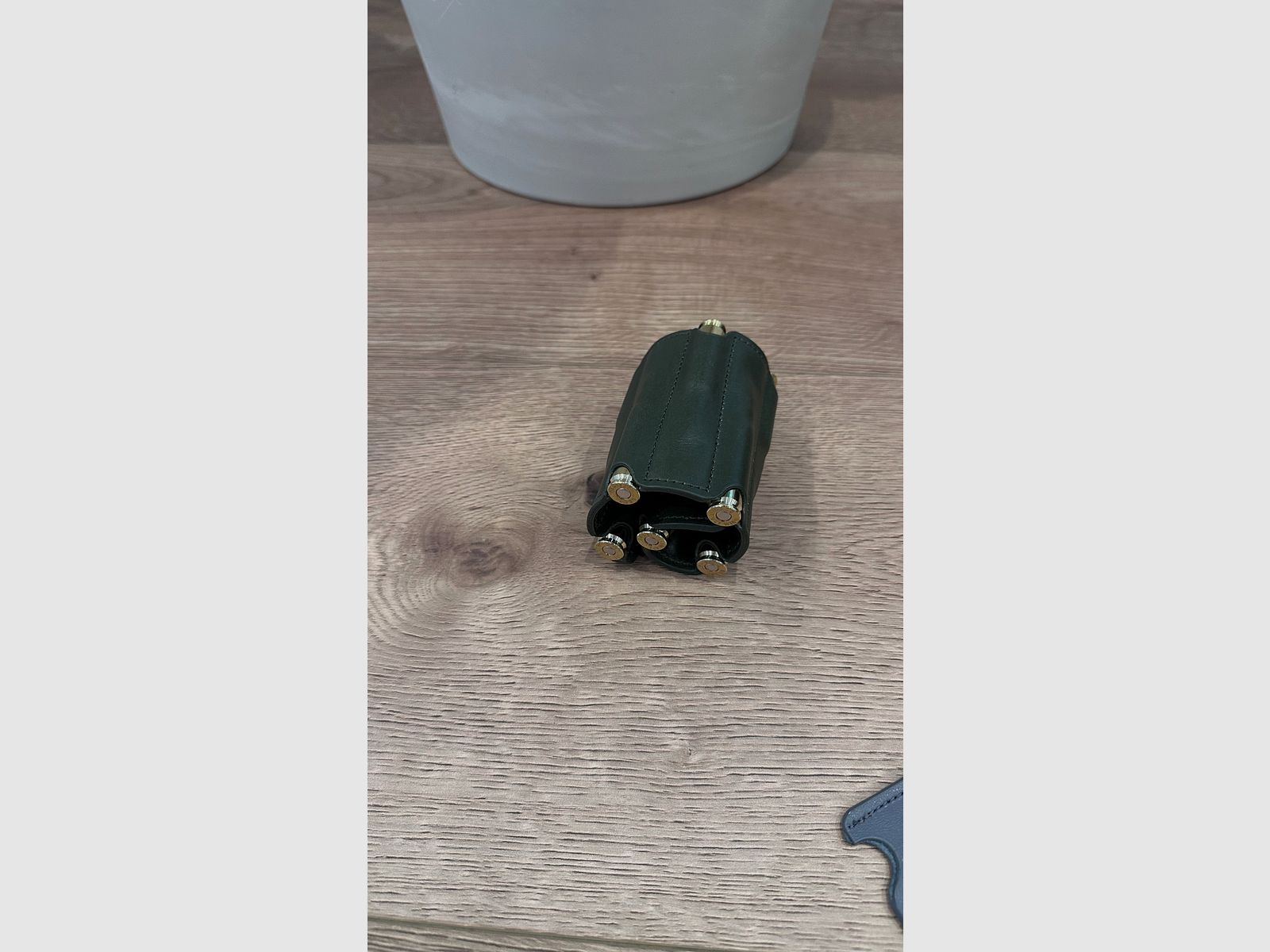 - Memburu - Patronenetui Etui Patronentasche Ledertasche Munitionstasche 