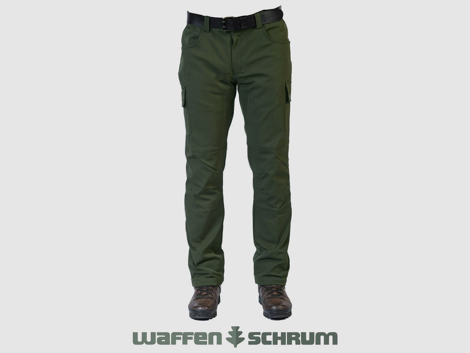 Hubertus Dornenhose mit Futter Dunkel-oliv