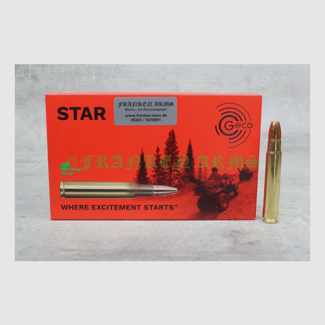 Geco Star 9,3x62 250gr. 16,2g 20 Stück Staffelpreise