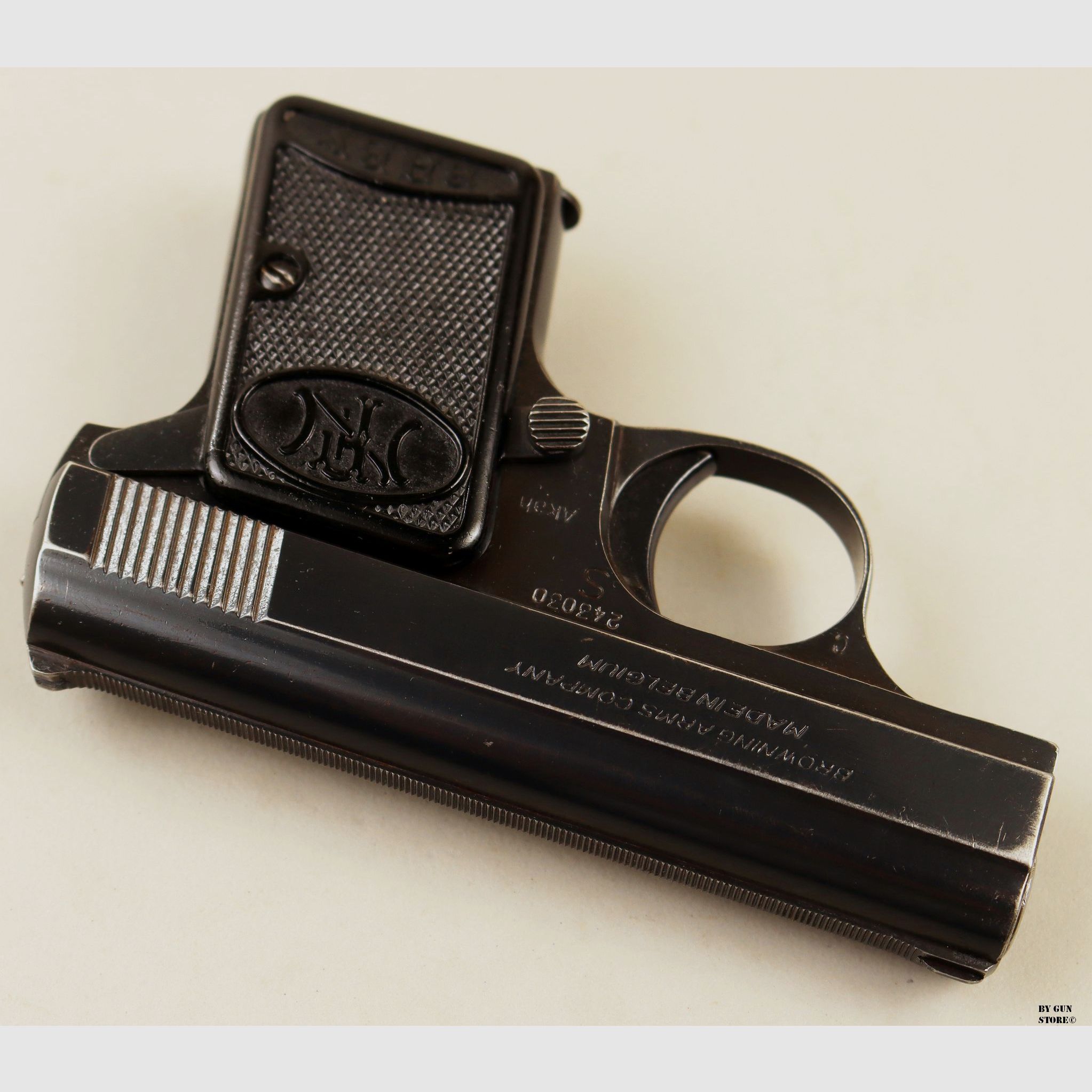 Pistola Fabrique Nationale F.N. mod. Baby cal. 6,35 matr. 243030, immagine 5 di 8