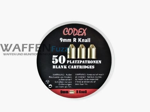 Codex revolver 9mm cartucce a salve 50 colpi