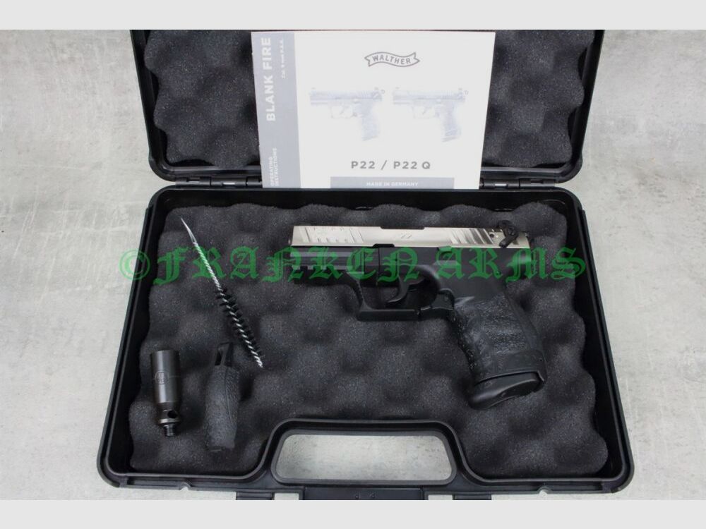 Walther P22Q 9mm P.A. Níquel