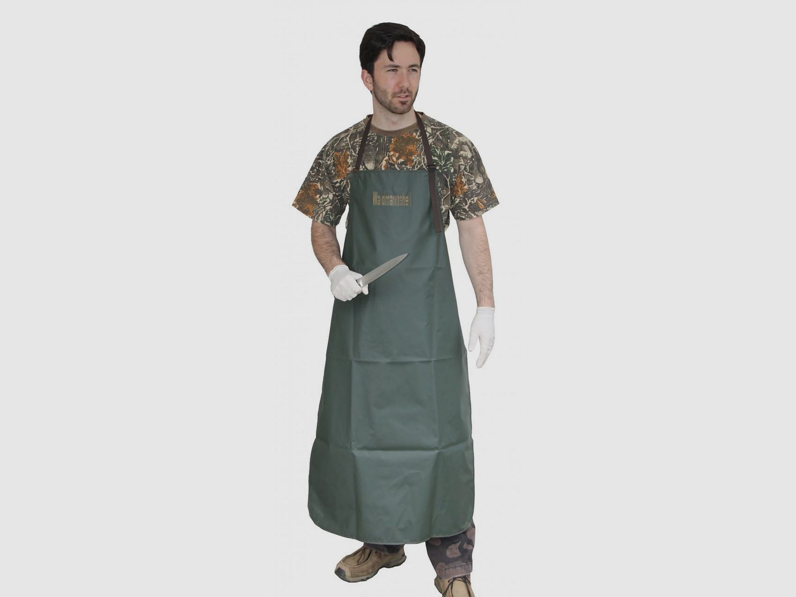 Zero effect apron green