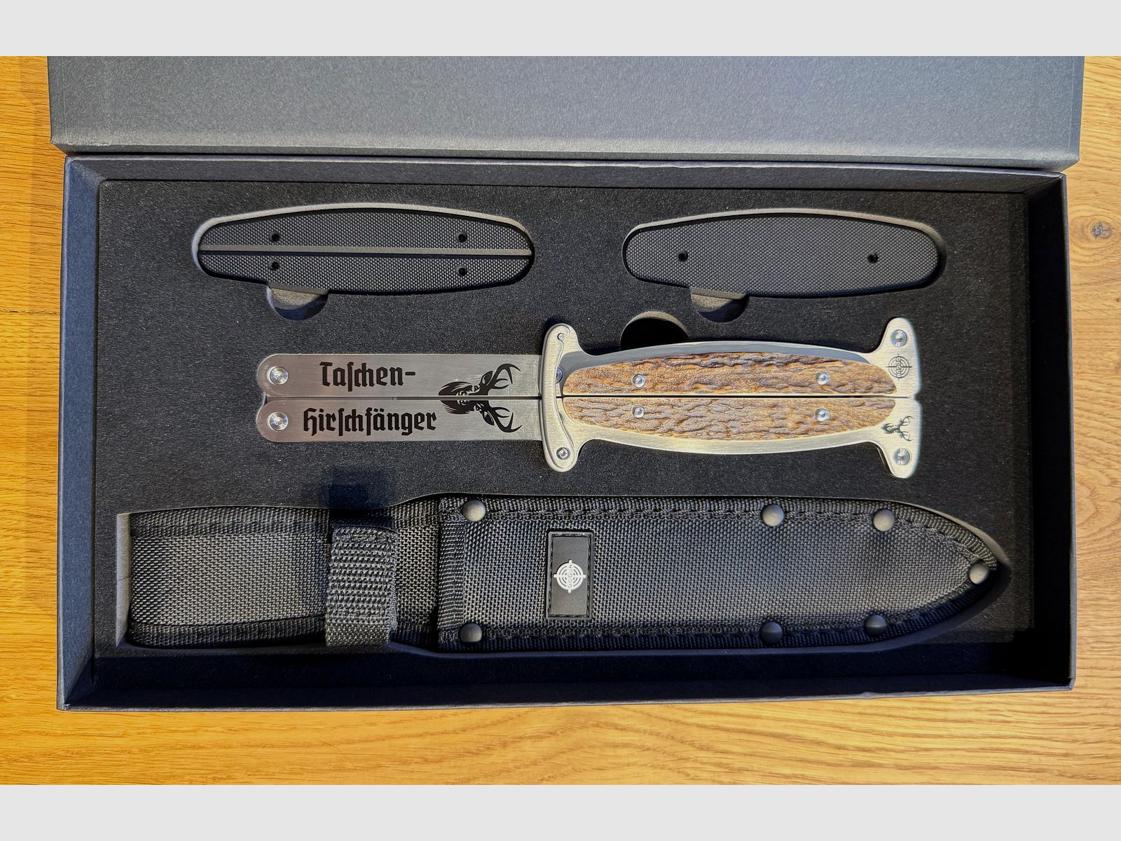 Couteau de chasse Hirschfänger Pantograph Reloaded – Édition limitée pour collectionneurs / Couteau de chasse Hirschfänger