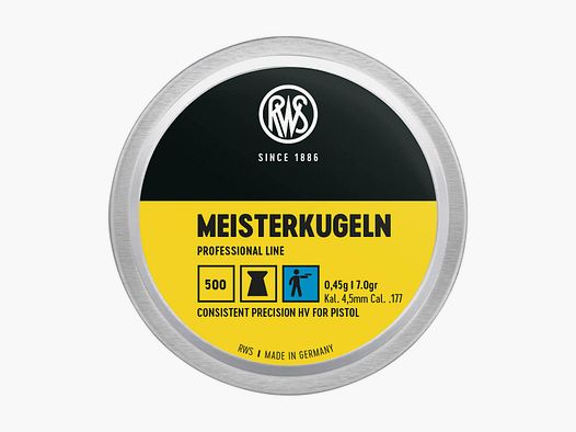 RWS Meisterkugeln HV 0,45g 4,49mm Professional Line