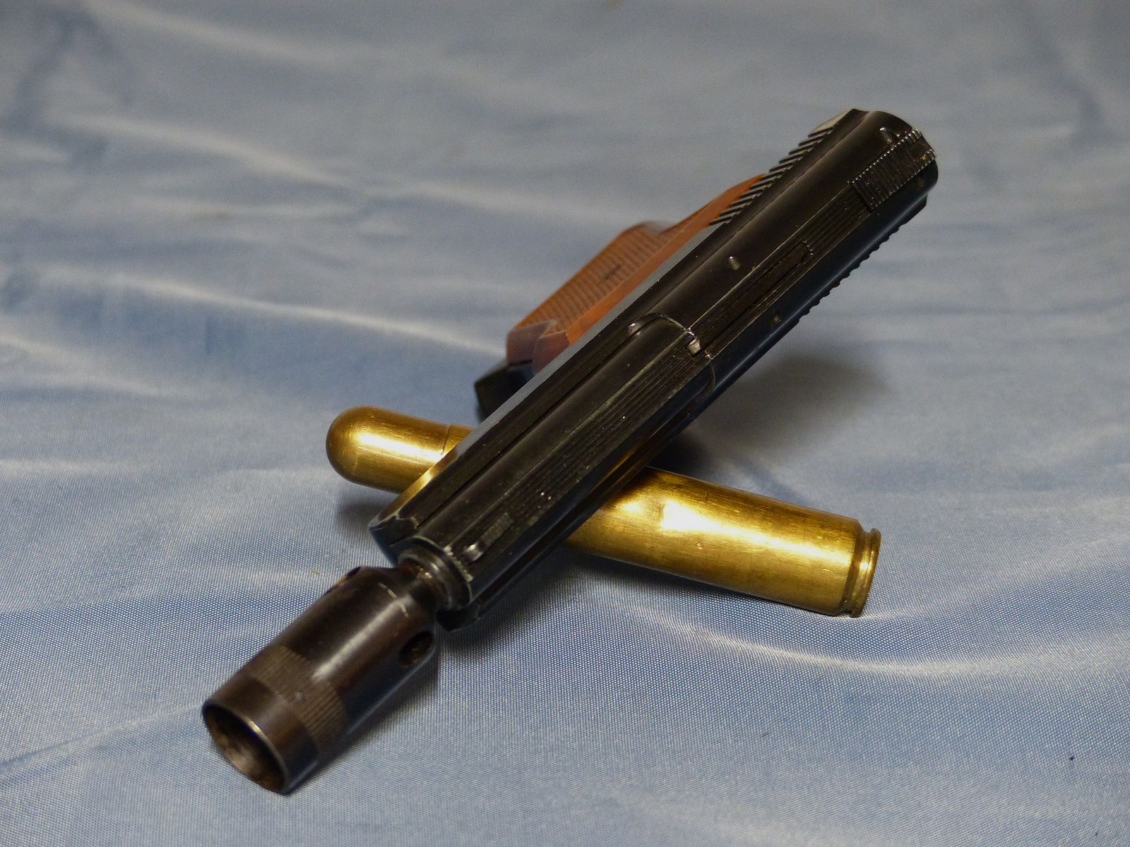 Schreckschuss Gas Pistole Rhöner SM Mod. 15 Cal. 8 mm Knall PTB 83 aus 1975 OVP vintage