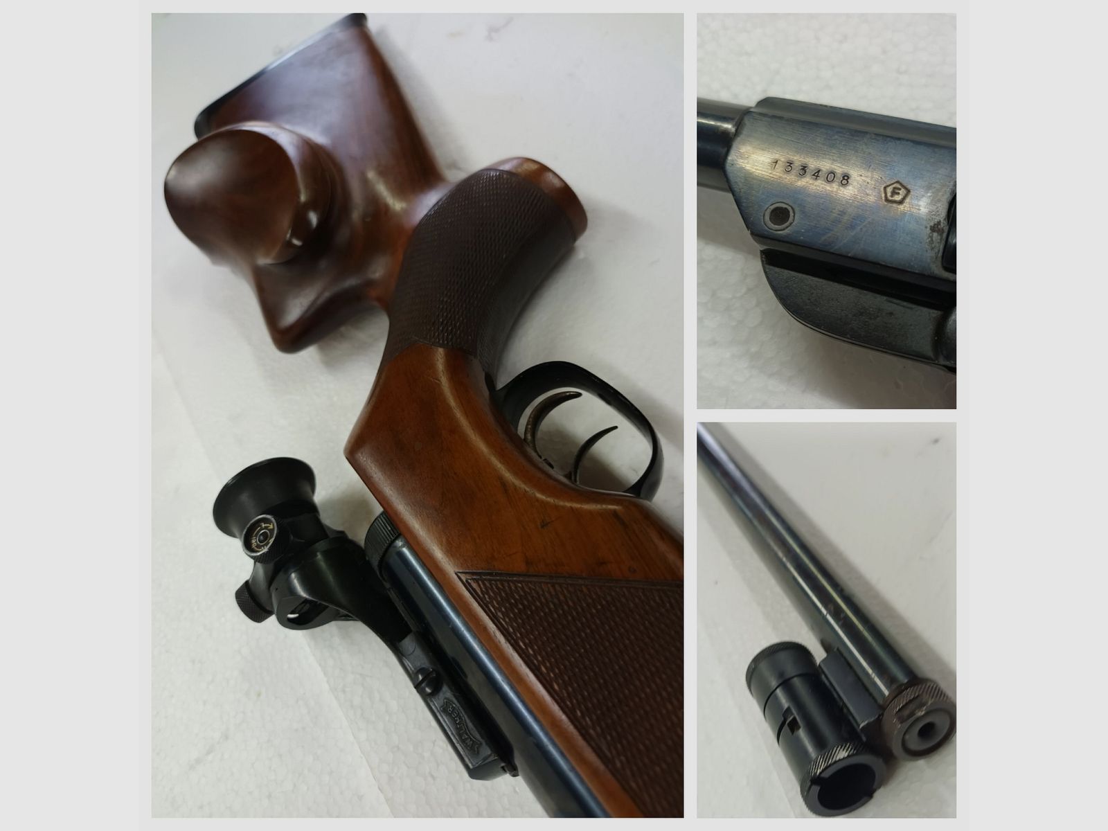 Walther LG55 - Single trigger - Tyrolean stock - Sammer air rifle - Ready to shoot - TOP, immagine 6 di 6
