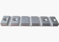 HMS Weaver rail for S&W revolver silver finish incl. screws