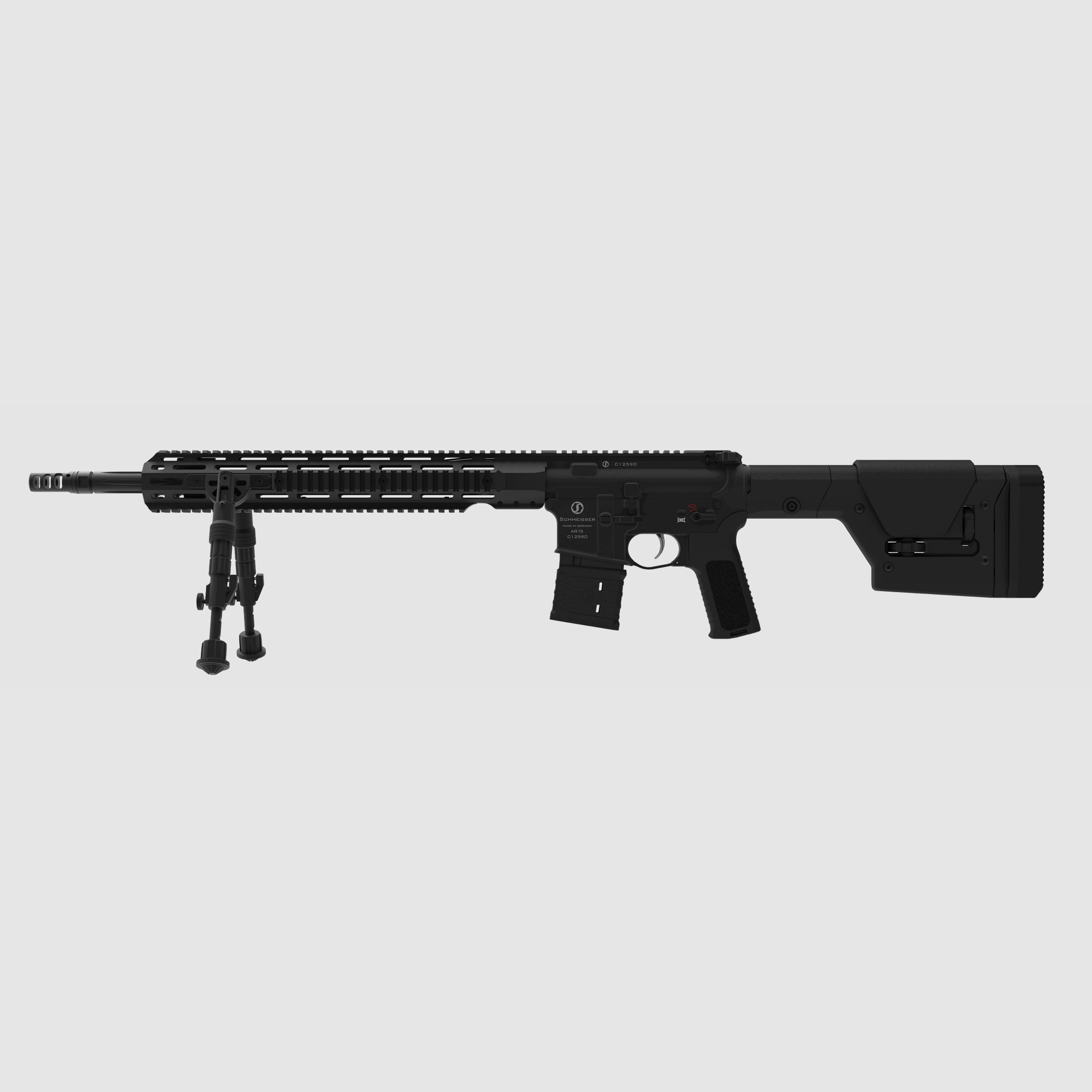 Schmeisser M4 DMR 18" Nero .223 Rem. M-Lock