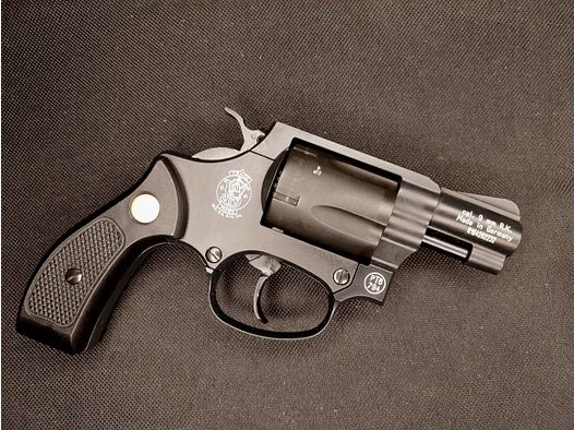 Smith & Wesson Chiefs Special blank firing revolver cal. 9mm R.K. blued (PTB 794)