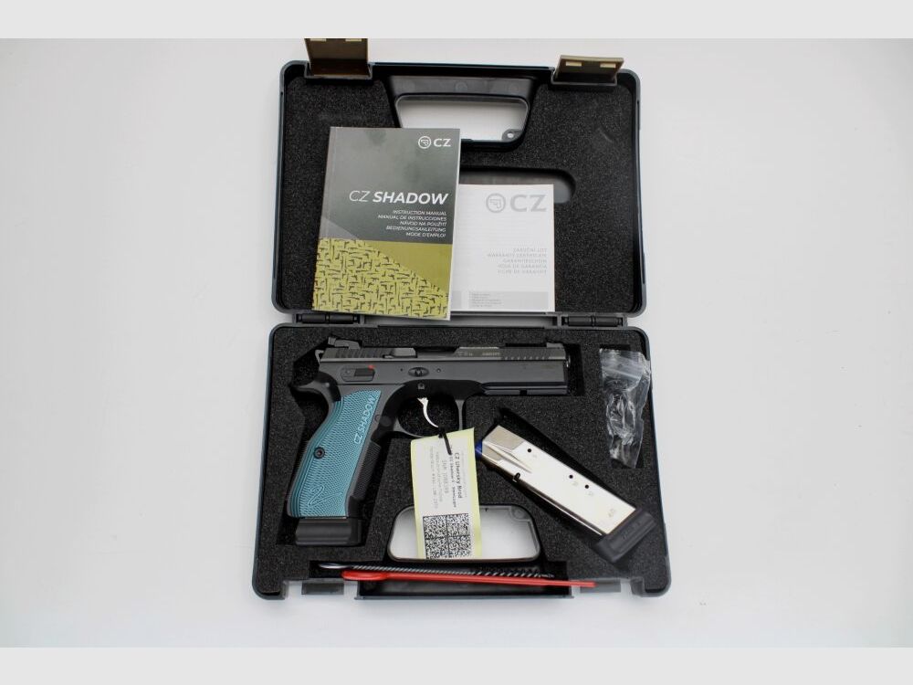 Pistole CZ Uhersky Brod 75 SP-01 Shadow II Blau Shadow 2 9mmLuger