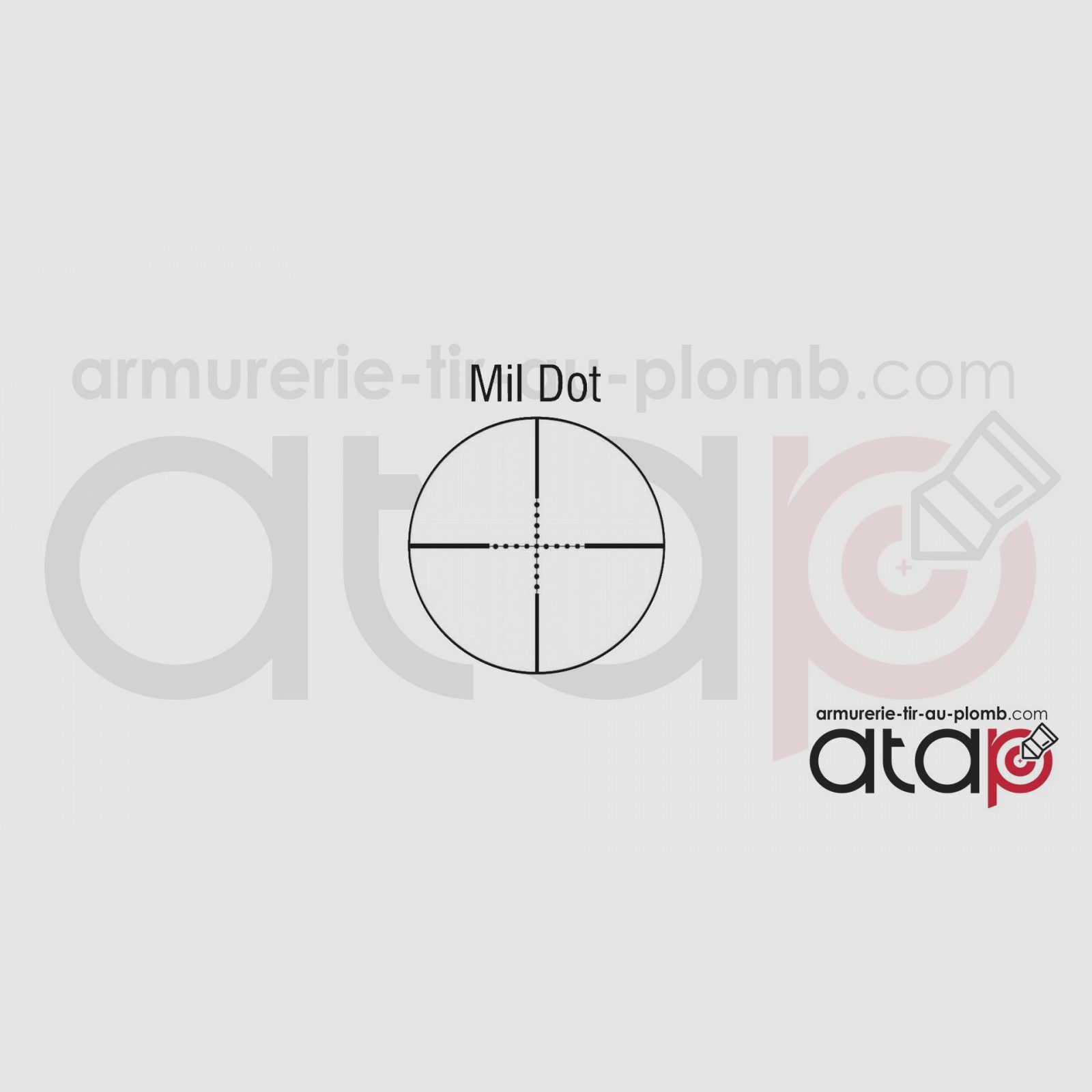 RTI Tactical Richtkijker Serie 4x32 Mildot (22mm), afbeelding 3 van 5
