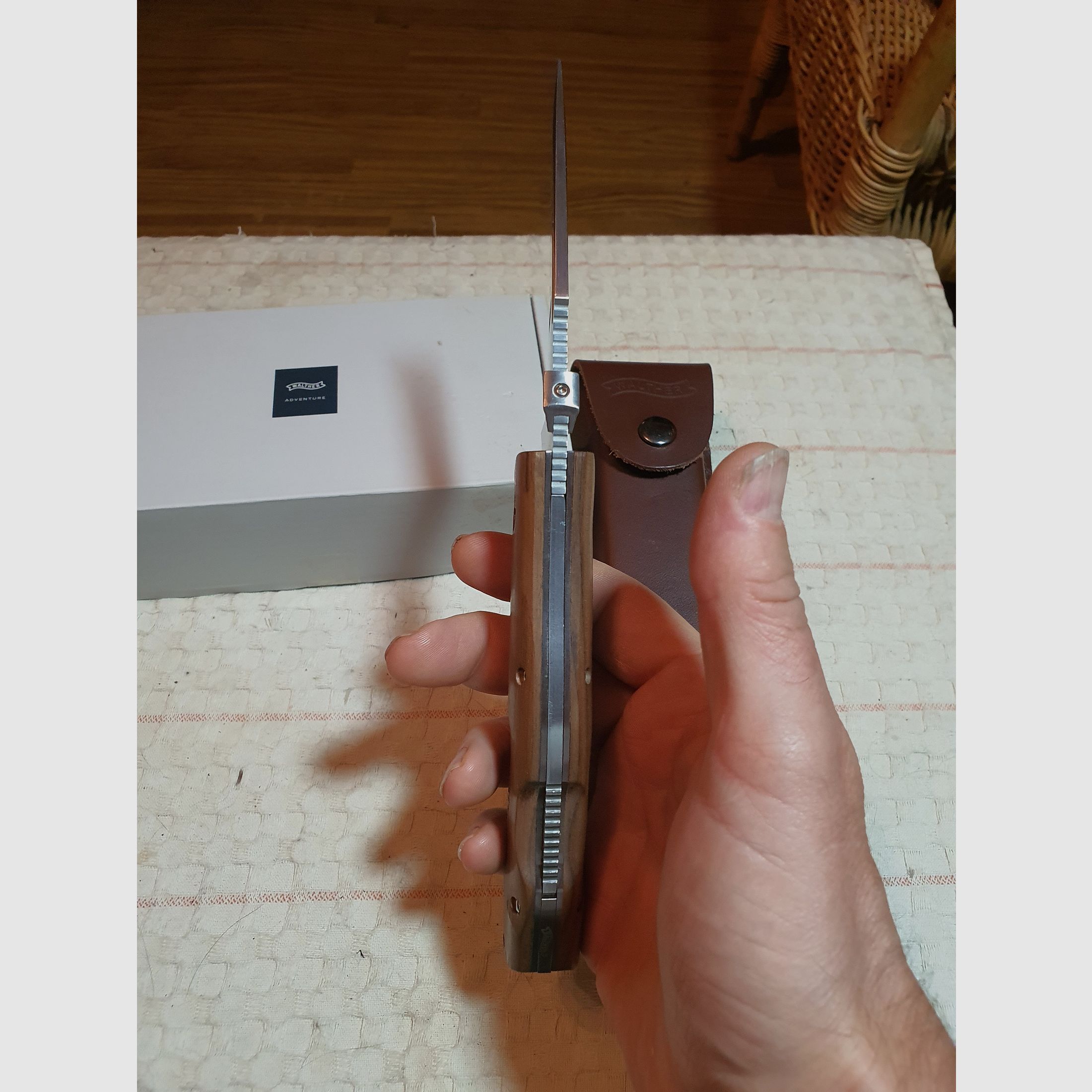Walther AFW Einhandmesser - Adventure Folder Wood