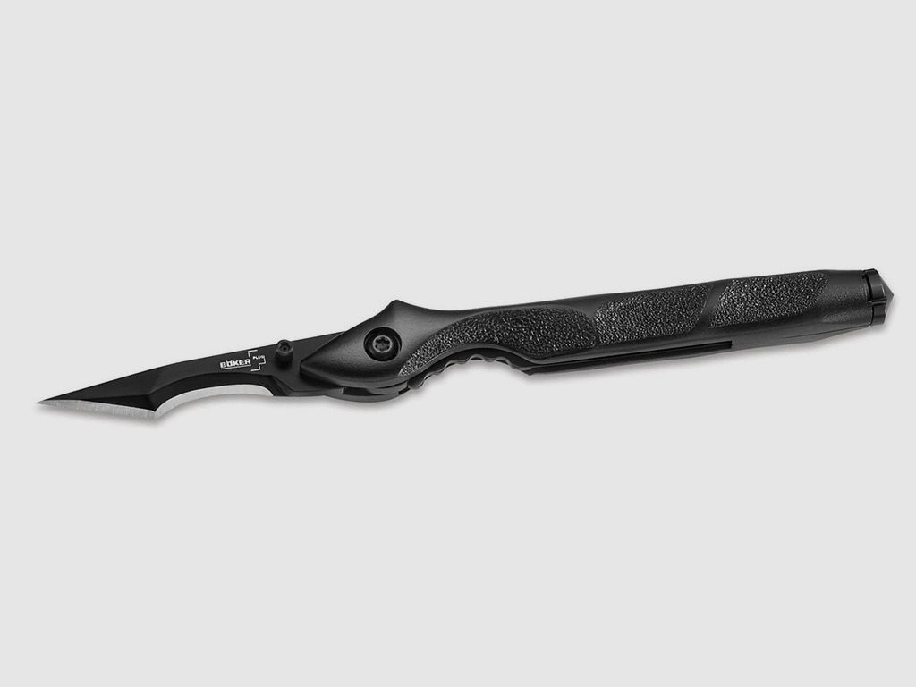 Taschenmesser Einsatzmesser BĂ¶ker Plus Urban Survival Stahl 440C KlingenlĂ¤nge 4 cm inklusive Nylon Etui (P18)