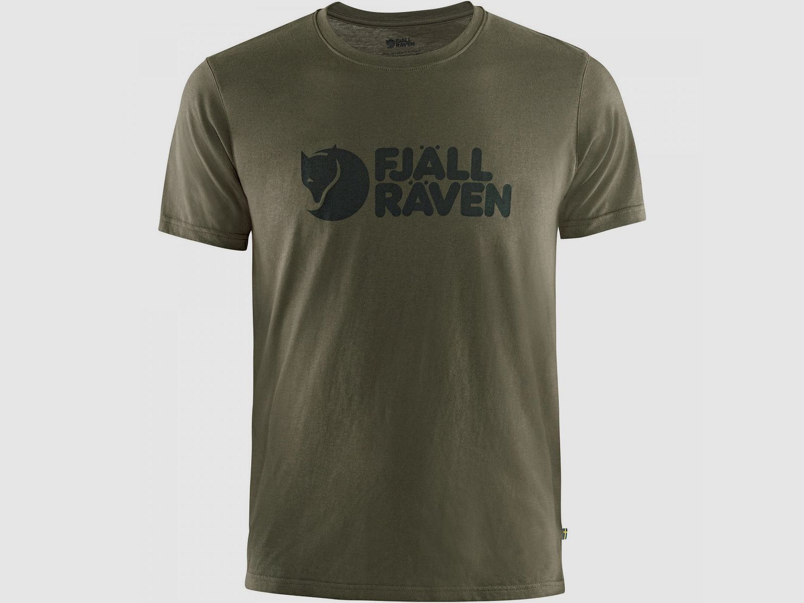 Övik Logo T-Shirt M Men (Dark Olive)