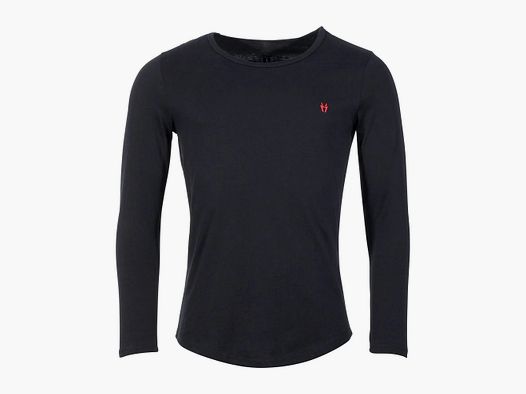 Hanta Hanta Sweatshirt Classic mit U-Boot Ausschnitt schwarz