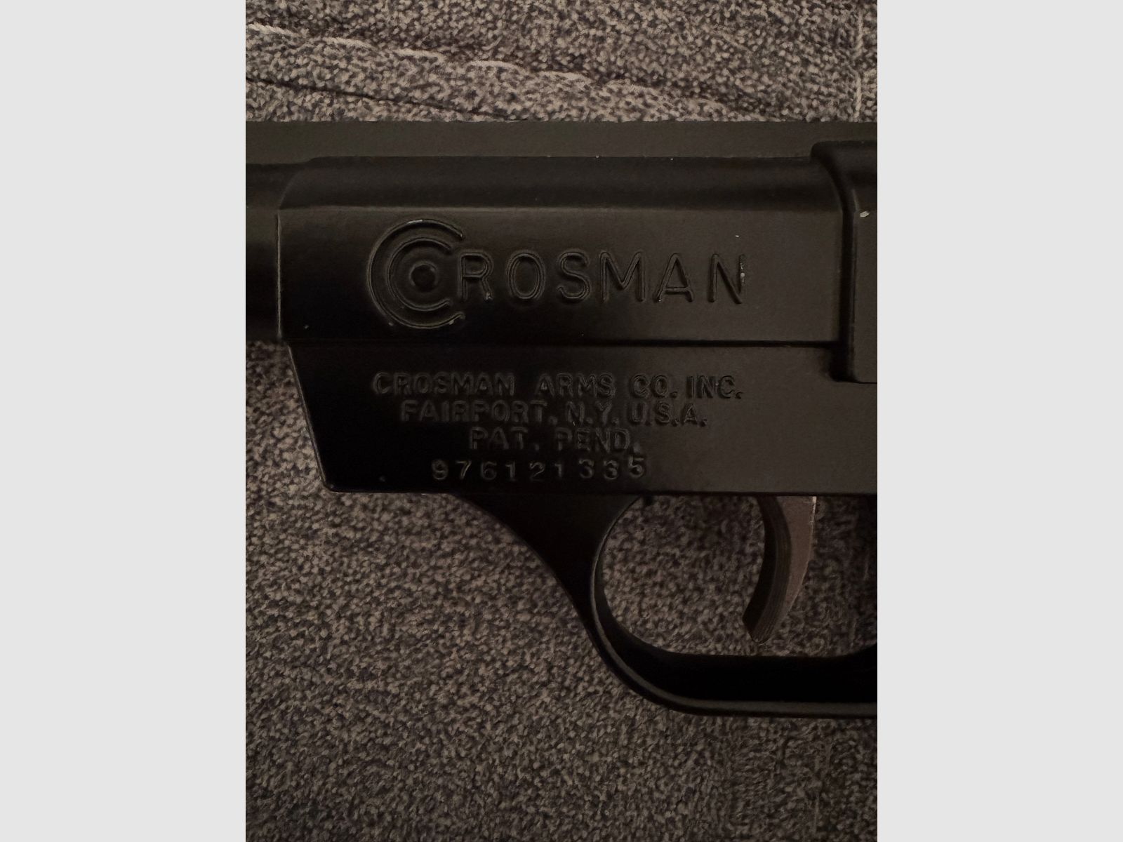 Pistola de aire CO2 Crosman Model 454 (.177 / 4,5mm BB) – Set vintage con CO2 y munición