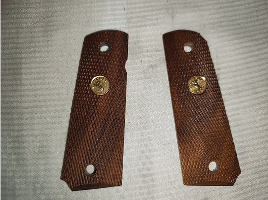 Colt 1911 grips en bois avec logo Colt