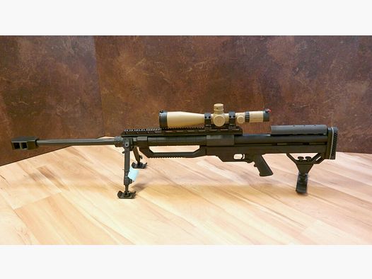 Büchse Fortmeier M2002 Kal. .338 Lapua Magnum mit S&B 5-25x56 PM II Pfandversteigerung 17.7.25