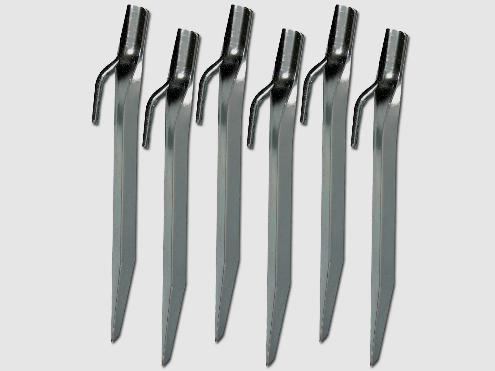 Highlander Highlander Flachstahl Heringe 18 cm 6er Pack