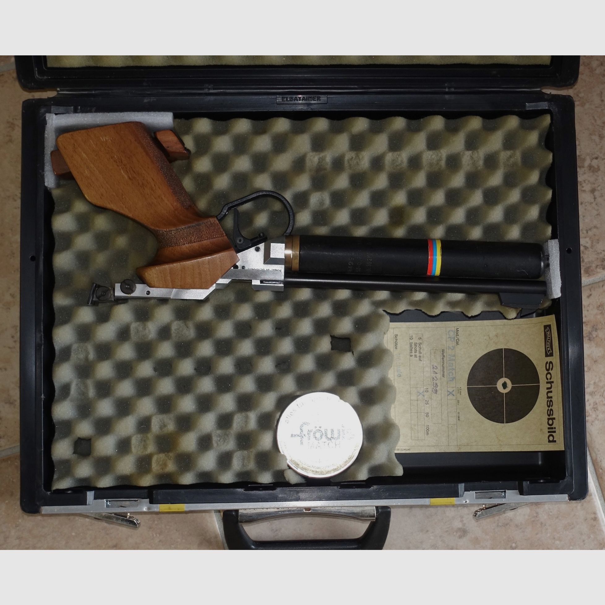 Pistola de competición Walther CP2