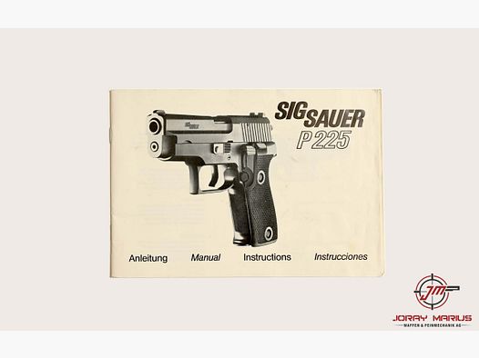 Bedienungsanleitung SIG Sauer P225