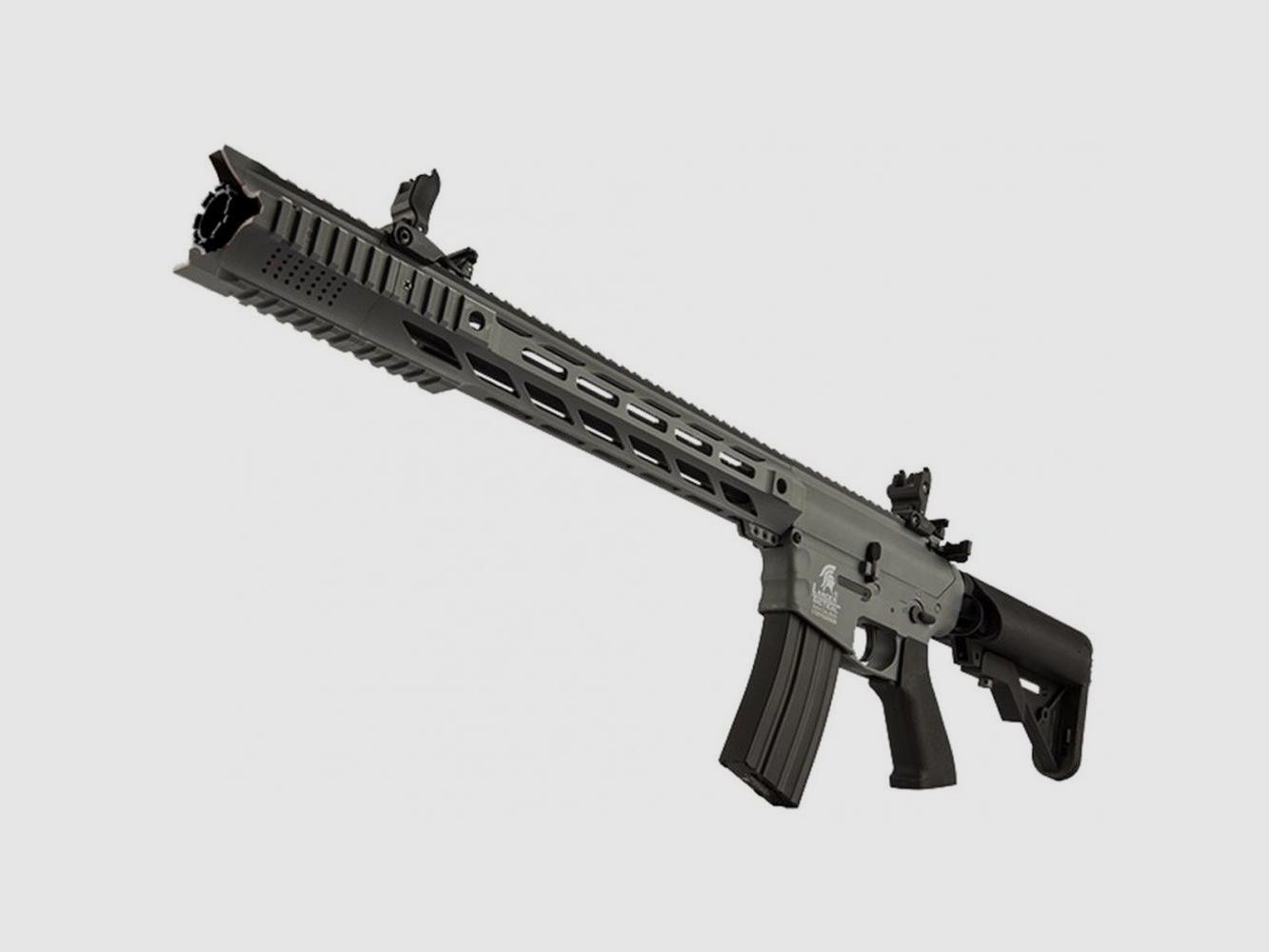 Airsoft-Replikat Lancer Tactical LT-25 G2 M4 SPR Interceptor Komplettpaket Grau - Hohe Leistung - Präzision und Robustheit, Bild 3 von 5