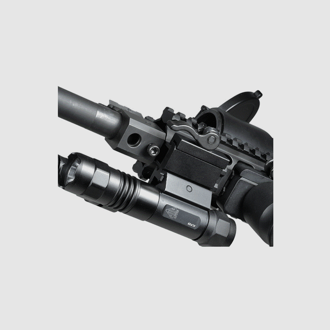 Montaggio laterale UTG a singolo binario/3 slot Picatinny a 45 gradi